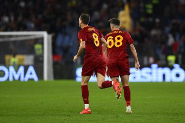 A.S. Roma 'dan Nemanja Matiç, A.S. Roman ve Torino F.C. arasındaki Serie A Şampiyonası' nın 15. gününde 13 Kasım 2022 'de Roma, İtalya' daki Stadio Olimpico 'da. - Fotoğraf: Domenico Cippitelli / LiveMedi