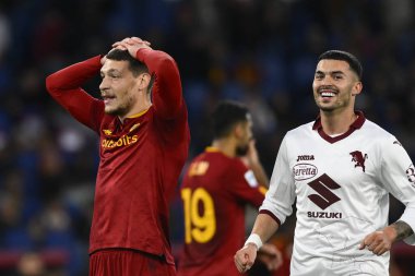 A.S. Roma 'dan Andrea Belotti, A.S. Roma ve Torino F.C. arasındaki Serie A Şampiyonasının 15. gününde 13 Kasım 2022 'de Roma, İtalya' daki Stadio Olimpico 'da. - Fotoğraf: Domenico Cippitelli / LiveMedi