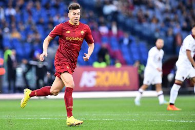 AS Roma 'dan Stephan El Shaarawy, AS Roma ile FC Torino arasında 13 Kasım 2022' de İtalya 'nın başkenti Roma' da oynanan karşılaşmada görülüyor. - Fotoğraf: Gennaro Masi / LiveMedi