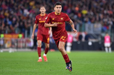 AS Roma 'dan Paulo Dybala, AS Roma ile FC Torino arasında 13 Kasım 2022' de İtalya 'nın başkenti Roma' da oynanan karşılaşmada görülüyor. - Fotoğraf: Gennaro Masi / LiveMedi