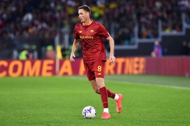 AS Roma takımından Nemanja Matiç, AS Roma ile FC Torino arasında 13 Kasım 2022 'de İtalya' nın başkenti Roma 'da oynanan karşılaşmada görülüyor. - Fotoğraf: Gennaro Masi / LiveMedi