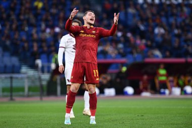 AS Roma takımından Andrea Belotti, 13 Kasım 2022 'de İtalya' nın başkenti Roma 'da AS Roma ve FC Torino arasında oynanan karşılaşmada görülüyor. - Fotoğraf: Gennaro Masi / LiveMedi