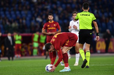 AS Roma takımından Andrea Belotti, 13 Kasım 2022 'de İtalya' nın başkenti Roma 'da AS Roma ve FC Torino arasında oynanan karşılaşmada görülüyor. - Fotoğraf: Gennaro Masi / LiveMedi