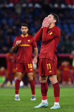 AS Roma takımından Andrea Belotti, 13 Kasım 2022 'de İtalya' nın başkenti Roma 'da AS Roma ve FC Torino arasında oynanan karşılaşmada görülüyor. - Fotoğraf: Gennaro Masi / LiveMedi