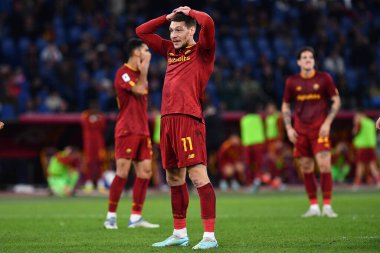 AS Roma takımından Andrea Belotti, 13 Kasım 2022 'de İtalya' nın başkenti Roma 'da AS Roma ve FC Torino arasında oynanan karşılaşmada görülüyor. - Fotoğraf: Gennaro Masi / LiveMedi