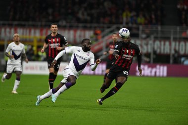 Acf Fiorentina takımından Jonathan Ikone, İtalya 'nın Milano şehrindeki Giuseppe Meazza San Siro Stadyumu' nda 13 Kasım 2022 tarihinde AC Milan ile ACF Fiorentina arasında oynanan İtalyan Serie A tootball maçında. Fotoğraf: Tiziano Ballabio - Fotoğraf: Tiziano Ballabio / LiveMedi