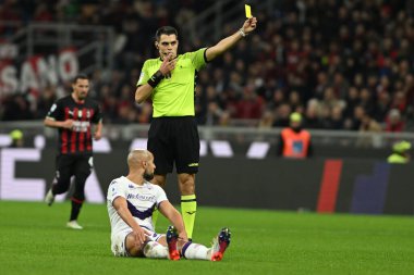 Simone Sozza 13 Kasım 2022 tarihinde İtalya 'nın Milano kentindeki Giuseppe Meazza San Siro Stadyumu' nda AC Milan ile ACF Fiorentina arasında oynanan İtalyan Serie A tootball maçı sırasında yenilenmiştir. Fotoğraf: Tiziano Ballabio - Fotoğraf: Tiziano Ballabio / LiveMedi