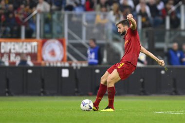 A.S. Roma 'dan Bryan Cristante, A.S. Roman ve Torino F.C. arasındaki Serie A Şampiyonası' nın 15. gününde 13 Kasım 2022 'de Roma, İtalya' daki Stadio Olimpico 'da. - Fotoğraf: Domenico Cippitelli / LiveMedi