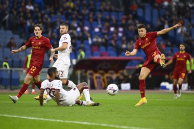 A.S. Roma 'dan Stephan El Shaarawy, A.S. Roma ve Torino F.C. arasındaki Serie A Şampiyonası' nın 15. gününde 13 Kasım 2022 'de Roma, İtalya' daki Stadio Olimpico 'da. - Fotoğraf: Domenico Cippitelli / LiveMedi