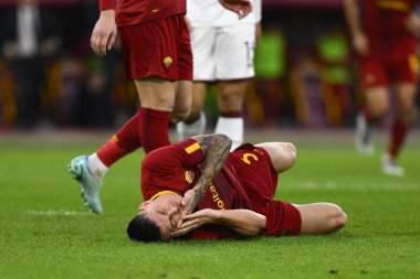 A.S. Roma 'dan Roger Ibanez, A.S. Roman ve Torino F.C. arasındaki Serie A Şampiyonasının 15. gününde 13 Kasım 2022 'de Roma, İtalya' daki Stadio Olimpico 'da. - Fotoğraf: Domenico Cippitelli / LiveMedi