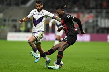 Ac Milan 'dan Rafael Leao, İtalya' nın Milano kentindeki Giuseppe Meazza San Siro Stadyumu 'nda 13 Kasım 2022 tarihinde AC Milan ile ACF Fiorentina arasında oynanan İtalyan Serie A tootball maçında. Fotoğraf: Tiziano Ballabio - Fotoğraf: Tiziano Ballabio / LiveMedi
