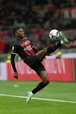 Ac Milan 'dan Rafael Leao, İtalya' nın Milano kentindeki Giuseppe Meazza San Siro Stadyumu 'nda 13 Kasım 2022 tarihinde AC Milan ile ACF Fiorentina arasında oynanan İtalyan Serie A tootball maçında. Fotoğraf: Tiziano Ballabio - Fotoğraf: Tiziano Ballabio / LiveMedi