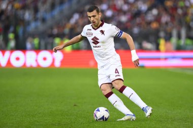Torino FC 'den Alessandro Buongiorno. Serie A Şampiyonası 'nın 15. gününde A.S. Roma ve Torino F.C. 13 Kasım 2022 'de Roma, İtalya' daki Stadio Olimpico 'da. - Fotoğraf: Domenico Cippitelli / LiveMedi