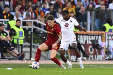 A.S. Roma 'dan Nicola Zalewski, A.S. Roman ve Torino F.C. arasındaki Serie A Şampiyonası' nın 15. gününde 13 Kasım 2022 'de Roma, İtalya' daki Stadio Olimpico 'da. - Fotoğraf: Domenico Cippitelli / LiveMedi