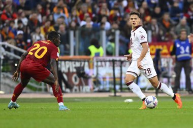 Torino F.C. 'den Samuele Ricci. Serie A Şampiyonası 'nın 15. gününde A.S. Roma ve Torino F.C. 13 Kasım 2022 'de Roma, İtalya' daki Stadio Olimpico 'da. - Fotoğraf: Domenico Cippitelli / LiveMedi