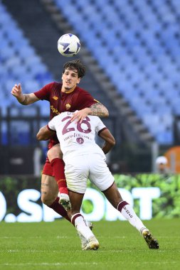 A.S. Roma 'dan Nicolo' Zaniolo A.S. Roma 'ya karşı Torino F.C. arasındaki Serie A Şampiyonasının 15. gününde 13 Kasım 2022 'de Roma, İtalya' daki Stadio Olimpico 'da. - Fotoğraf: Domenico Cippitelli / LiveMedi