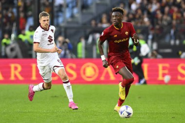 A.S. Roma takımından Tammy Abraham, A.S. Roma - Torino F.C. arasındaki Serie A Şampiyonası 'nın 15. gününde 13 Kasım 2022 'de Roma, İtalya' daki Stadio Olimpico 'da. - Fotoğraf: Domenico Cippitelli / LiveMedi