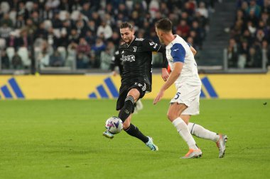 Adrien Rabiot (Juventus FC) İtalya 'nın başkenti Torino' daki Allianz Stadyumu 'nda oynanan Serie A maçında Nicolo' nun Casale 'sine (SS Lazio) karşı.