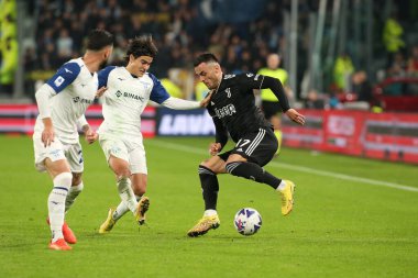 Filip Kostic (Juventus FC) İtalya 'nın Torino şehrindeki Allianz Stadyumu' nda oynanan Juventus FC-SS Lazio maçı sırasında, 13 Kasım 2022 - Fotoğraf: Claudio Benedett