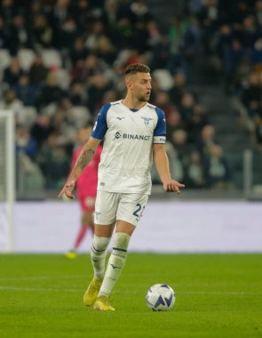 Sergej Milinkoviç - İtalyan Serie A sırasında Ss Lazio Saviç, Juventus Fc ve Ss Lazio arasında 13 Kasım 2022 tarihinde İtalya 'nın Allianz Stadyumu, Torino şehrinde oynanan futbol maçı - Fotoğraf: Nderim Kaceli / LiveMedi