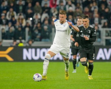 Sergej Milinkoviç - İtalyan Serie A sırasında Ss Lazio Saviç, Juventus Fc ve Ss Lazio arasında 13 Kasım 2022 tarihinde İtalya 'nın Allianz Stadyumu, Torino şehrinde oynanan futbol maçı - Fotoğraf: Nderim Kaceli / LiveMedi