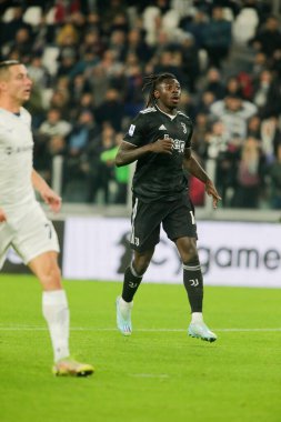 İtalyan Serie A sırasında Juventus Fc 'li Moise Kean, Juventus Fc ve Ss Lazio arasında 13 Kasım 2022 tarihinde Torino, İtalya Fotoğraf: Nderim Kaceli - Fotoğraf: Nderim Kaceli / LiveMedi