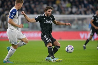 Juventus Fc takımından Manuel Locatelli, 13 Kasım 2022 tarihinde Juventus Fc ve Ss Lazio arasında İtalya 'daki Allianz Stadyumu' nda oynanan maçta Nderim Kaceli - Fotoğraf: Nderim Kaceli / LiveMedi