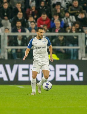 İtalya Serisi A sırasında Ss Lazio 'dan Pedro, Juventus Fc ve Ss Lazio arasında 13 Kasım 2022 tarihinde İtalya' nın Torino şehrindeki Allianz Stadyumu 'nda oynanan futbol maçı: Nderim Kaceli / LiveMedi