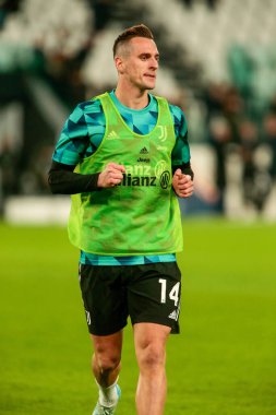 İtalyan Serie A sırasında Juventus Filik 'ten Arkadiusz Milik, Juventus Fc ve Ss Lazio arasında oynanan futbol maçı, 13 Kasım 2022 tarihinde Allianz Stadyumu, Torino, İtalya Fotoğraf Nderim Kaceli - Fotoğraf: Nderim Kaceli / LiveMedi