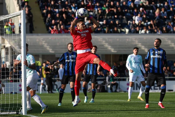 Juan Musso Fra Atalanta Den Italienske Fotballkampen Atalanta Inter Internazionale – stockfoto