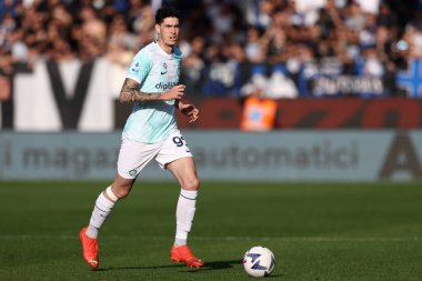 FC Internazionale takımından Alessandro Bastoni, İtalya 'nın Bergamo kentindeki Gewiss Stadyumu' nda oynanan Atalanta BC - FC Internazionale maçında 13 Kasım 2022 - Fotoğraf: Francesco Scaccianoc