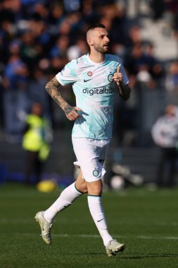 FC Internazionale takımından Marcelo Brozoviç, İtalya 'nın Bergamo kentindeki Gewiss Stadyumu' nda oynanan Atalanta BC - FC Internazionale maçında sahaya çıktı.