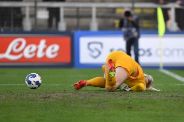 İngiltere 'den Emily Ramsey WU23, İtalya WU23 ile İngiltere WU23 arasındaki Uluslararası Dostluk Maçı sırasında 14 Kasım 2022' de İtalya 'nın Roma kentinde Tre Fontane Stadyumu' nda oynandı. - Fotoğraf: Domenico Cippitelli / LiveMedi