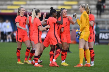 İtalya WU23 ile İngiltere WU23 arasındaki Uluslararası Dostluk Maçı sırasında İngiltere Takımı, 14 Kasım 2022 'de İtalya' nın başkenti Roma 'da Tre Fontane Stadyumu' nda karşılaşmıştır. - Fotoğraf: Domenico Cippitelli / LiveMedi