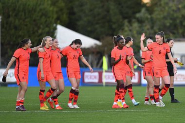 İtalya WU23 ile İngiltere WU23 arasındaki Uluslararası Dostluk Maçı sırasında İngiltere Takımı, 14 Kasım 2022 'de İtalya' nın başkenti Roma 'da Tre Fontane Stadyumu' nda karşılaşmıştır. - Fotoğraf: Domenico Cippitelli / LiveMedi