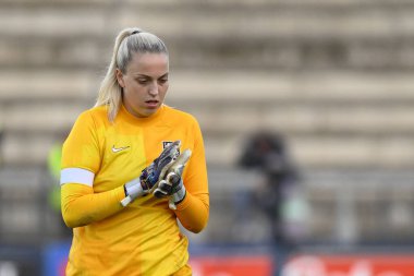 İngiltere 'den Emily Ramsey WU23, İtalya WU23 ile İngiltere WU23 arasındaki Uluslararası Dostluk Maçı sırasında 14 Kasım 2022' de İtalya 'nın Roma kentinde Tre Fontane Stadyumu' nda oynandı. - Fotoğraf: Domenico Cippitelli / LiveMedi