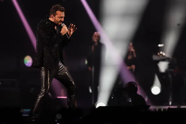 stock image Cesare Cremonini performs live on stage during Indoor Tour 2022 at  Mediolanum Forum on November 14, 2022 in Assago, Italy - Credit: Fabrizio Carabelli/LiveMedi