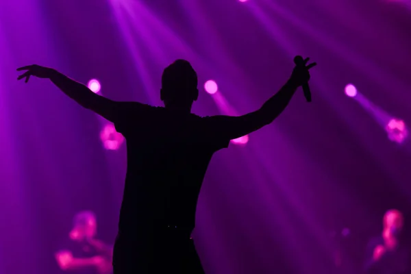 Cesare Cremonini Treedt Live Tijdens Indoor Tour 2022 Mediolanum Forum — Stockfoto