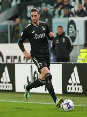 Adrien Rabiot (Juventus FC) İtalya 'nın Torino kentindeki Allianz Stadyumu' nda oynanan Juventus FC maçı sırasında, 13 Kasım 2022 - Fotoğraf: Claudio Benedett