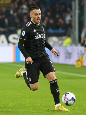 Filip Kostic (Juventus FC) İtalya 'nın Torino kentindeki Allianz Stadyumu' nda oynanan Juventus FC maçında, 13 Kasım 2022 - Fotoğraf: Claudio Benedett