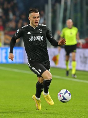 Filip Kostic (Juventus FC) İtalya 'nın Torino kentindeki Allianz Stadyumu' nda oynanan Juventus FC maçında, 13 Kasım 2022 - Fotoğraf: Claudio Benedett