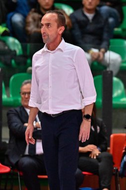 Luca Paniconi (Cbf Balducci Hr Macerata) İtalyan Serie A1 Kadınlar karşılaşmasında Cuneo Granda Volley ile CBF Balducci H.R. Macerata, Cuneo, İtalya 'daki Pala Ubi Banca' da, 16 Kasım 2022 - Fotoğraf: Danilo Vig