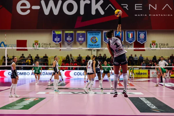 Helena Cazaute Reale Mutua Fenera Chieri Action Volley Serie Women — стокове фото