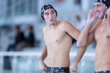 Andrea Nuzzo (Pro Recco) Waterpolo İtalyan Serie A maçı Distretti Ekoloji Nuoto Roma Pro Recco 'ya karşı Roma Polo Acquatico Frecciarossa, İtalya, 17 Kasım 2022 - Fotoğraf: Luigi Marian