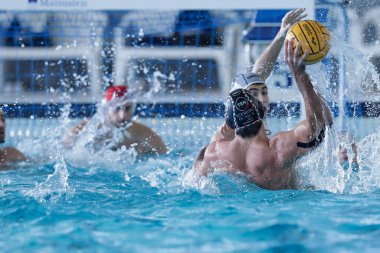 Andrea Fondelli (Pro Recco) Waterpolo İtalyan Serie A maçı Distretti Ekoloji Nuoto Roma Pro Recco 'ya karşı Roma Polo Acquatico Frecciarossa, İtalya, 17 Kasım 2022 - Fotoğraf: Luigi Marian
