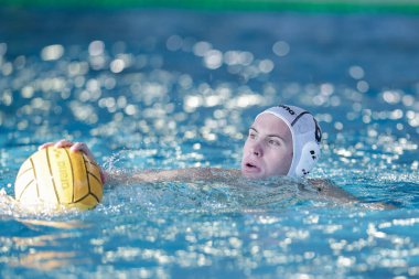 Andrea Tartaro (Distretti Ekoloji Nuoto Roma) Waterpolo İtalyan Serisi A maçında Distretti Ecologici Nuoto Roma, Polo Acquatico Frecciarossa 'da Pro Recco' ya karşı 17 Kasım 2022 - Fotoğraf: Luigi Marian