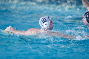 Ante Viskoviç (Distretti Ekoloji Nuoto Roma) Waterpolo İtalyan Serisi A maçında Distretti Ecologici Nuoto Roma, Roma 'daki Polo Acquatico Frecciarossa' da Pro Recco 'ya karşı, 17 Kasım 2022 - Fotoğraf: Luigi Marian