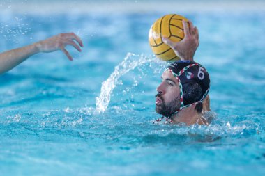 Andrea Fondelli (Pro Recco) Waterpolo İtalyan Serie A maçı Distretti Ekoloji Nuoto Roma Pro Recco 'ya karşı Roma Polo Acquatico Frecciarossa, İtalya, 17 Kasım 2022 - Fotoğraf: Luigi Marian