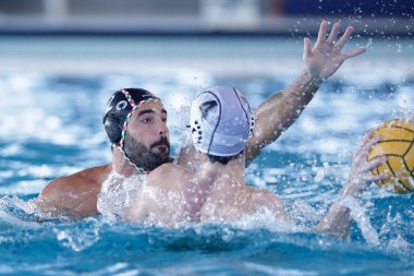Francesco Di Fulvio (Pro Recco) Waterpolo İtalyan Serie A maçı Distretti Ekoloji Nuoto Roma Pro Recco 'ya karşı Roma Polo Acquatico Frecciarossa, İtalya, 17 Kasım 2022 - Fotoğraf: Luigi Marian