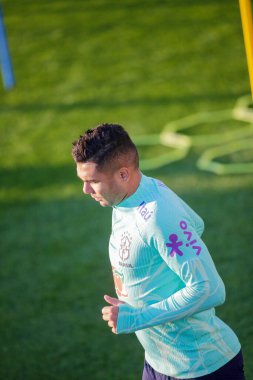 Brezilya Milli Futbol Takımı transferi sırasında Brezilya Casemiro, Katar 'da düzenlenen 2022 Dünya Kupası final aşamasından önce, Juventus Eğitim Merkezi, 16 Kasım 2022, Torino, İtalya. Fotoğraf: Nderim Kaceli - Fotoğraf: Nderim Kaceli / LiveMedi